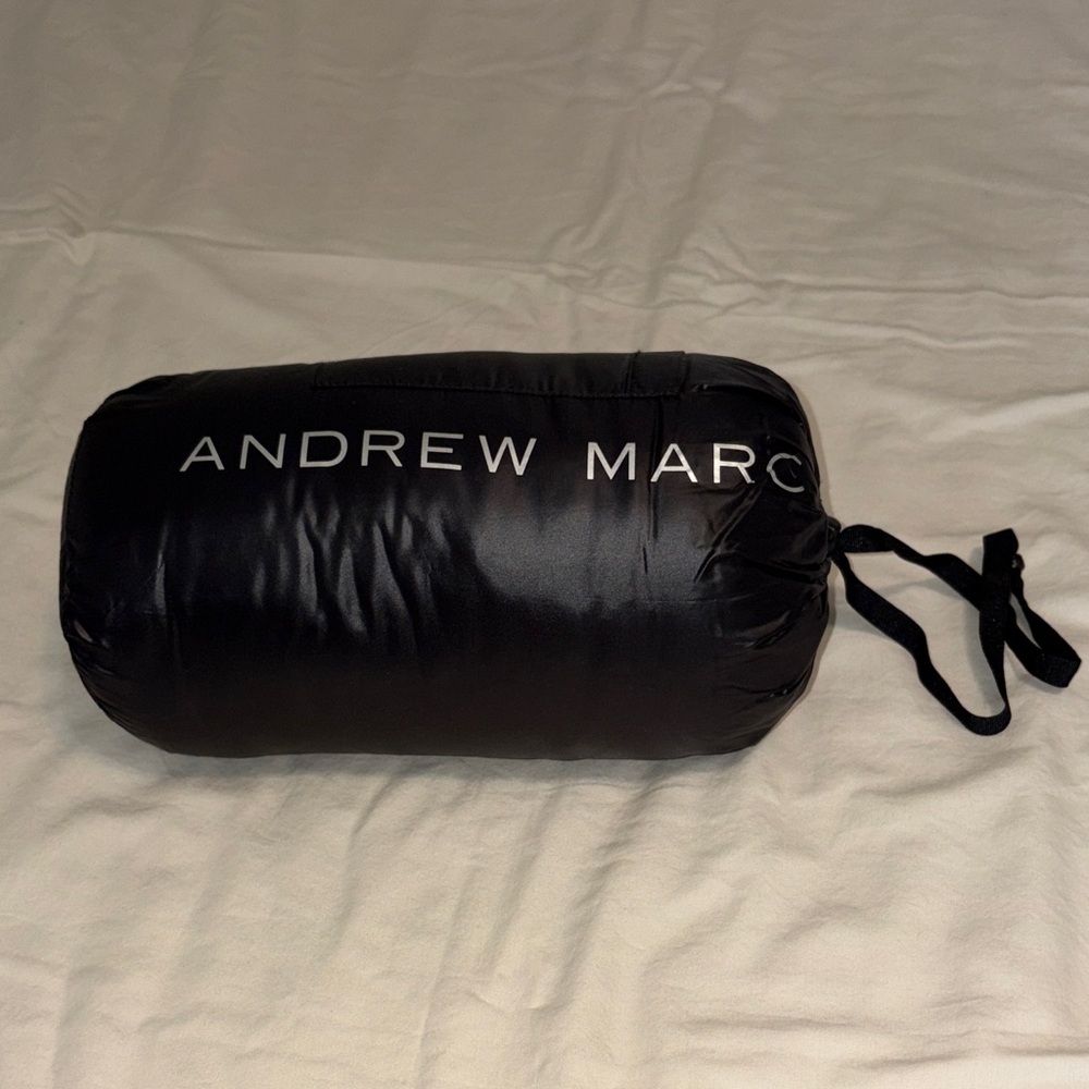 Andrew Marc Black Duffel Bag